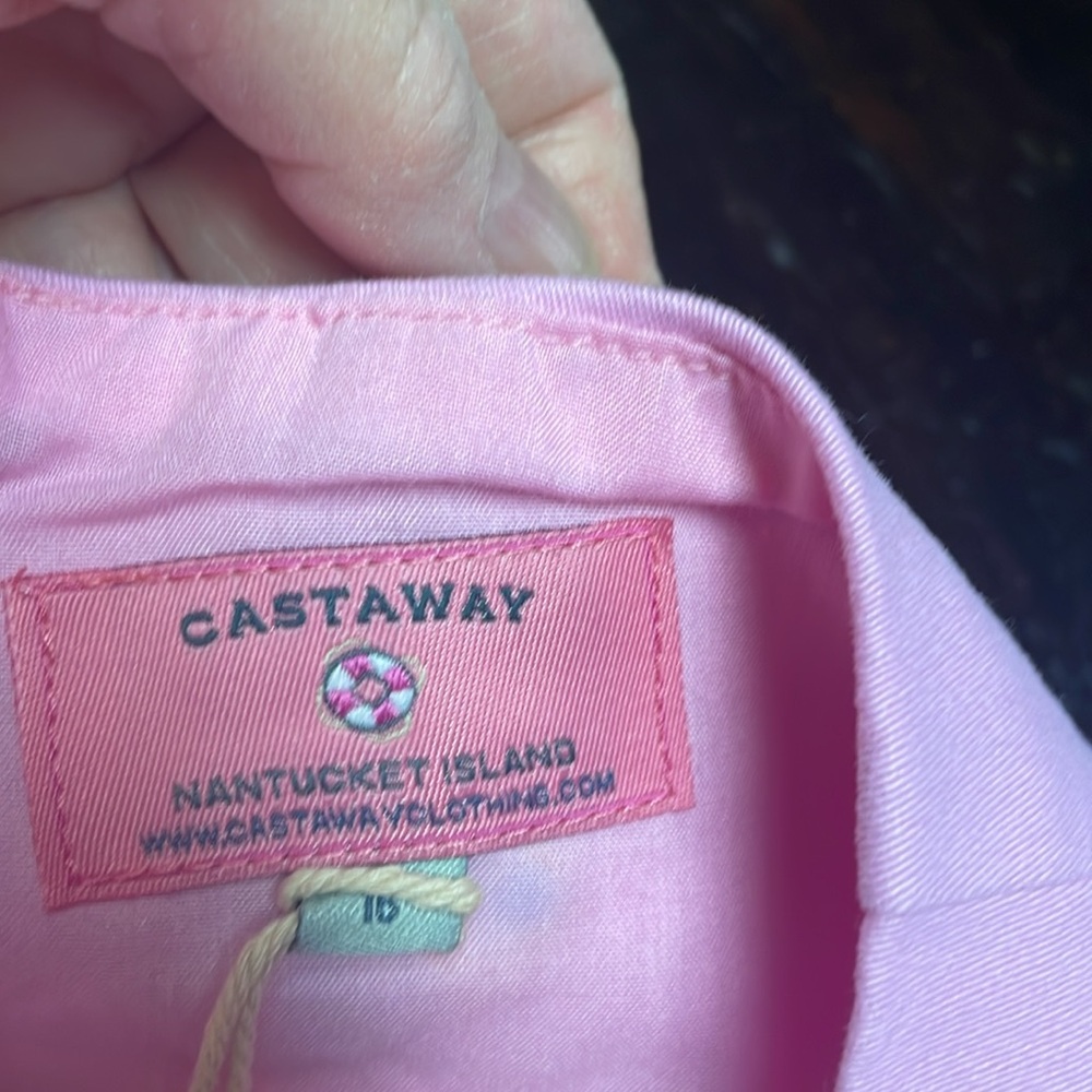 Castaway Nantucket ALI Skirt Stretch Twill PINK WITH EASTER Theme Size 16. - Picture 9 of 13